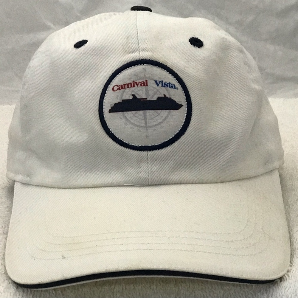 AHEAD Classic for Carnival Vista Adjustable White Travel Golf Baseball Cap